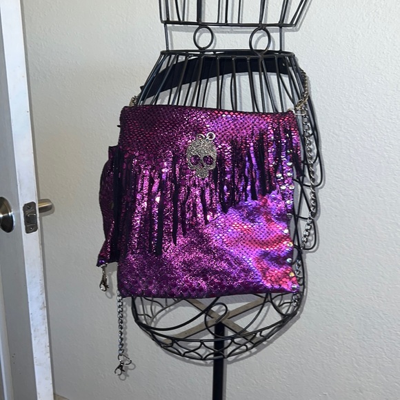 Mermaid purple scale bag - Picture 2 of 12